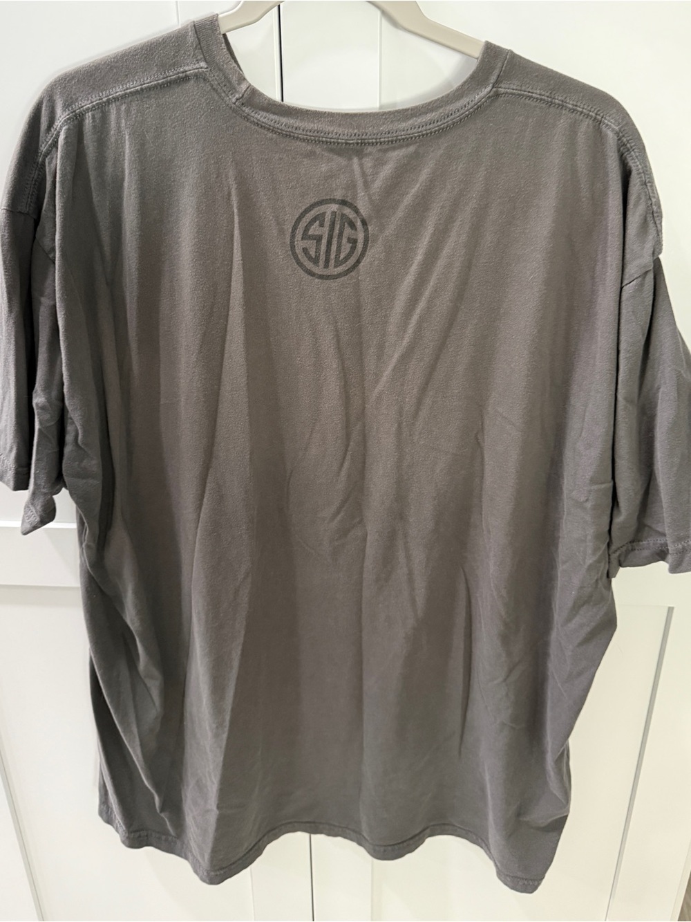 Sig Sauer Men's Gray Logo T‑Shirt 3XL - Picture 4 of 4